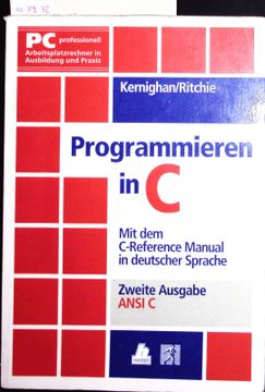 portada Programmieren in c. Mit dem C-Reference Manual in Deutscher Sprache. (en Alemán)