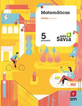 portada Matemáticas. 5 Primaria. Más Savia (in Spanish)