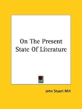 portada on the present state of literature (en Inglés)