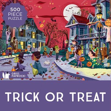 portada Trick or Treat Puzzle: 500 Piece Puzzle 