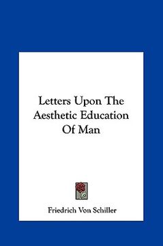 portada letters upon the aesthetic education of man