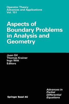 portada Aspects of Boundary Problems in Analysis and Geometry (in English)