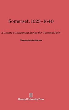 portada Somerset, 1625-1640 (en Inglés)