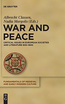portada War and Peace (Fundamentals of Medieval and Early Modern Culture 8) (in English)