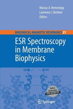 portada Esr Spectroscopy in Membrane Biophysics (en Inglés)