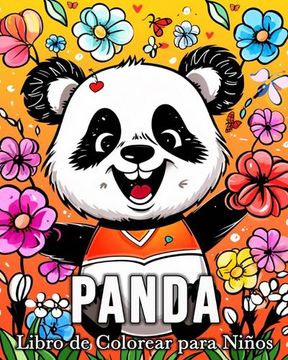 portada Panda Libro de Colorear para Niños: 50 Imágenes Bonitas para Aliviar el Estrés y Relajarse