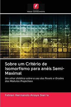 portada Sobre um Critério de Isomorfismo Para Anéis Semi-Maximal (in Portuguese)