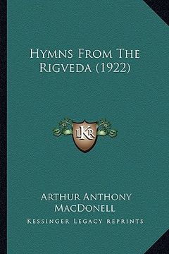 portada hymns from the rigveda (1922) (en Inglés)