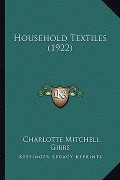 portada household textiles (1922) (en Inglés)