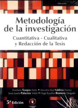 portada Metodología de la Investigación. Cuantitativa? Cualitativa y Redacción de la Tesis. 5ª Edición (in Spanish)