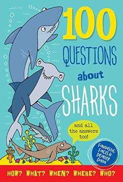 portada 100 Questions About Sharks (en Inglés)