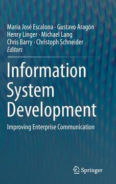 portada Information System Development: Improving Enterprise Communication (en Inglés)