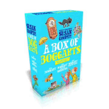 portada A box of Boggarts: The Boggart; The Boggart and the Monster; The Boggart Fights Back 