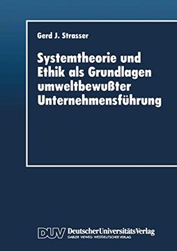 portada Systemtheorie und Ethik als Grundlagen Umweltbewußter Unternehmensführung (en Alemán)