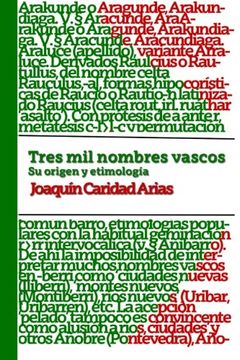 portada Tres mil Nombres Vascos (in Spanish)