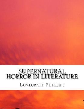 portada Supernatural Horror in Literature