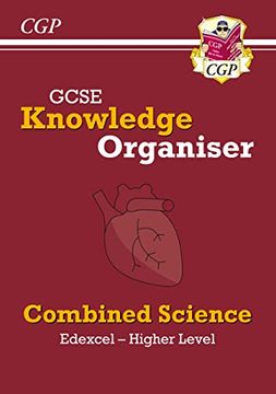 portada New Gcse Combined Science Edexcel Knowledge Organiser - Higher (Cgp Gcse Combined Science 9-1 Revision) (en Inglés)