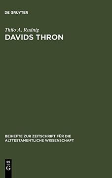 portada Davids Thron: Redaktionskritische Studien zur Geschichte von der Thronnachfolge Davids (en Alemán)