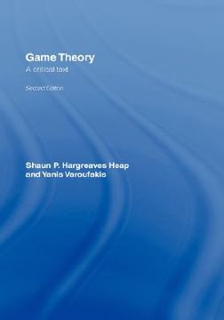 portada game theory: a critical text (in English)