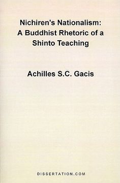 portada nichiren's nationalism: a buddhist rhetoric of a shinto teaching (en Inglés)