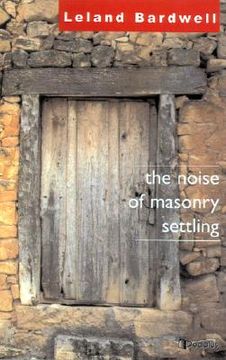 portada the noise of masonry settling (in English)