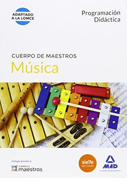 portada Cuerpo de Maestros Música. Programación Didáctica (Maestros 2015)