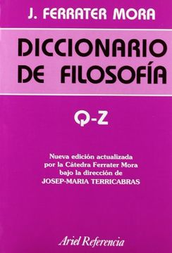 portada Diccionario De Filosofía, Vol. 4: Q-z