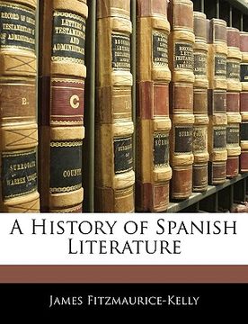 portada a history of spanish literature
