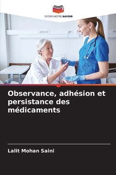 portada Observance, adhésion et persistance des médicaments (en Francés)