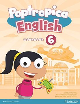 portada Poptropica English American Edition 6 Workbook and Audio cd Pack (in English)