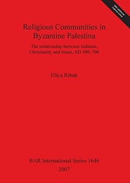 portada religious communities in byzantine palestina (en Inglés)