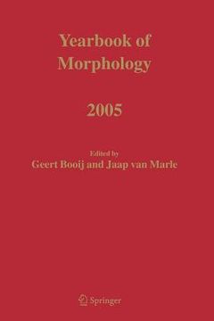 portada yearbook of morphology 2005