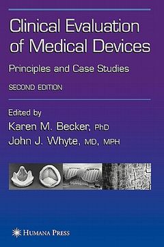 portada clinical evaluation of medical devices: principles and case studies (en Inglés)