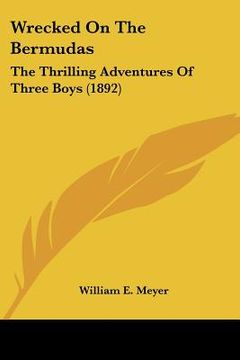 portada wrecked on the bermudas: the thrilling adventures of three boys (1892) (en Inglés)