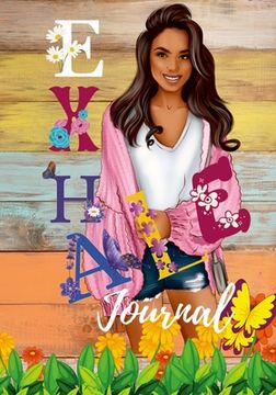 portada Exhale Journal: 103 page journal with guided prompt, password tracker, saving tracker, and blank pages (en Inglés)