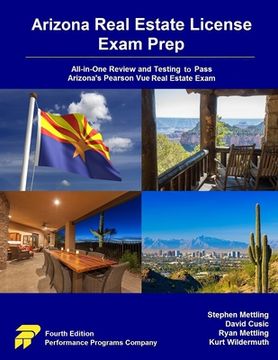 portada Arizona Real Estate License Exam Prep: All-in-One Review and Testing to Pass Arizona's Pearson Vue Real Estate Exam (in English)