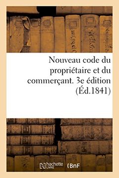 portada Nouveau code du propriétaire et du commerçant (French Edition)