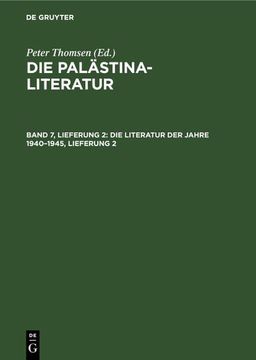 portada Die Literatur der Jahre 1940¿ 1945, Lieferung 2 (en Alemán)