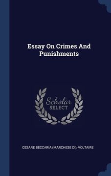 portada Essay On Crimes And Punishments (in English)