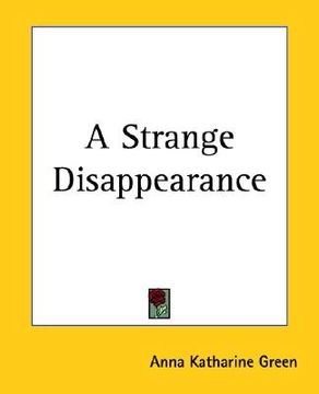 portada a strange disappearance (en Inglés)