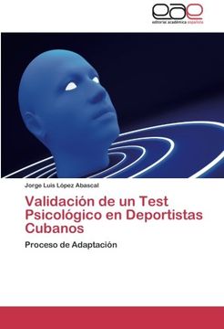 portada Validacion de un Test Psicologico en Deportistas Cubanos (in Spanish)
