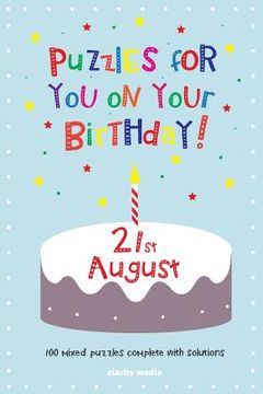 portada Puzzles for you on your Birthday - 21st August (en Inglés)