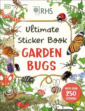 portada Ultimate Sticker Book Garden Bugs: New Edition With More Than 250 Stickers (en Inglés)