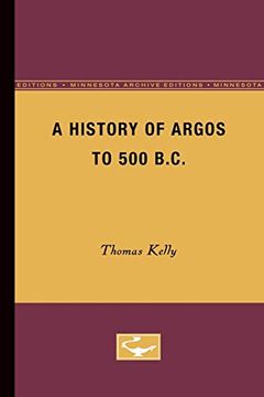 portada A History of Argos to 500 b. C (en Inglés)