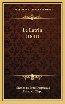 portada Le Lutrin (1881) (in French)