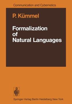 portada formalization of natural languages (en Inglés)