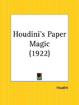 portada houdini's paper magic (en Inglés)