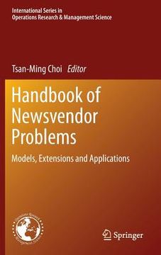 portada handbook of newsvendor problems (en Inglés)