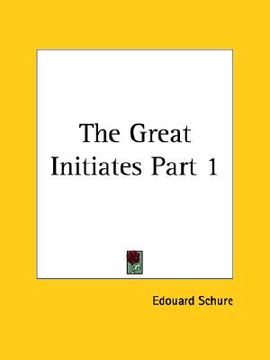 portada the great initiates part 1 (en Inglés)