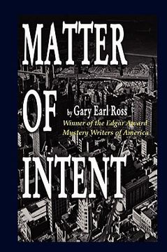 portada matter of intent (en Inglés)